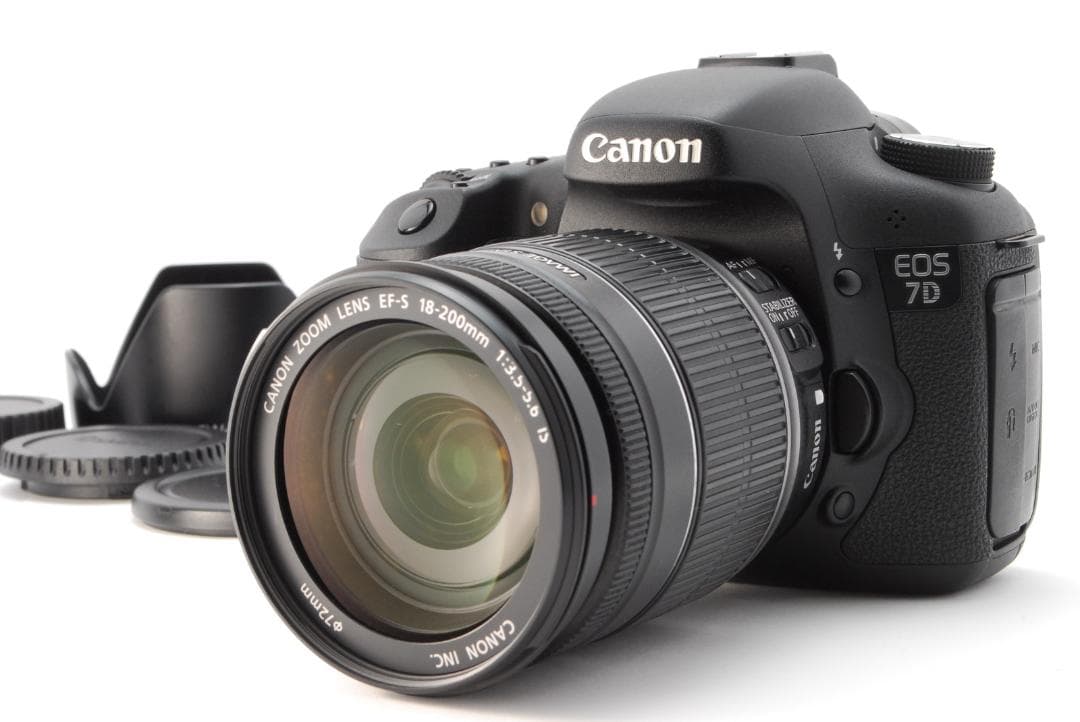 ショット数1410 美品 Canon EOS 7D + レンズ #198