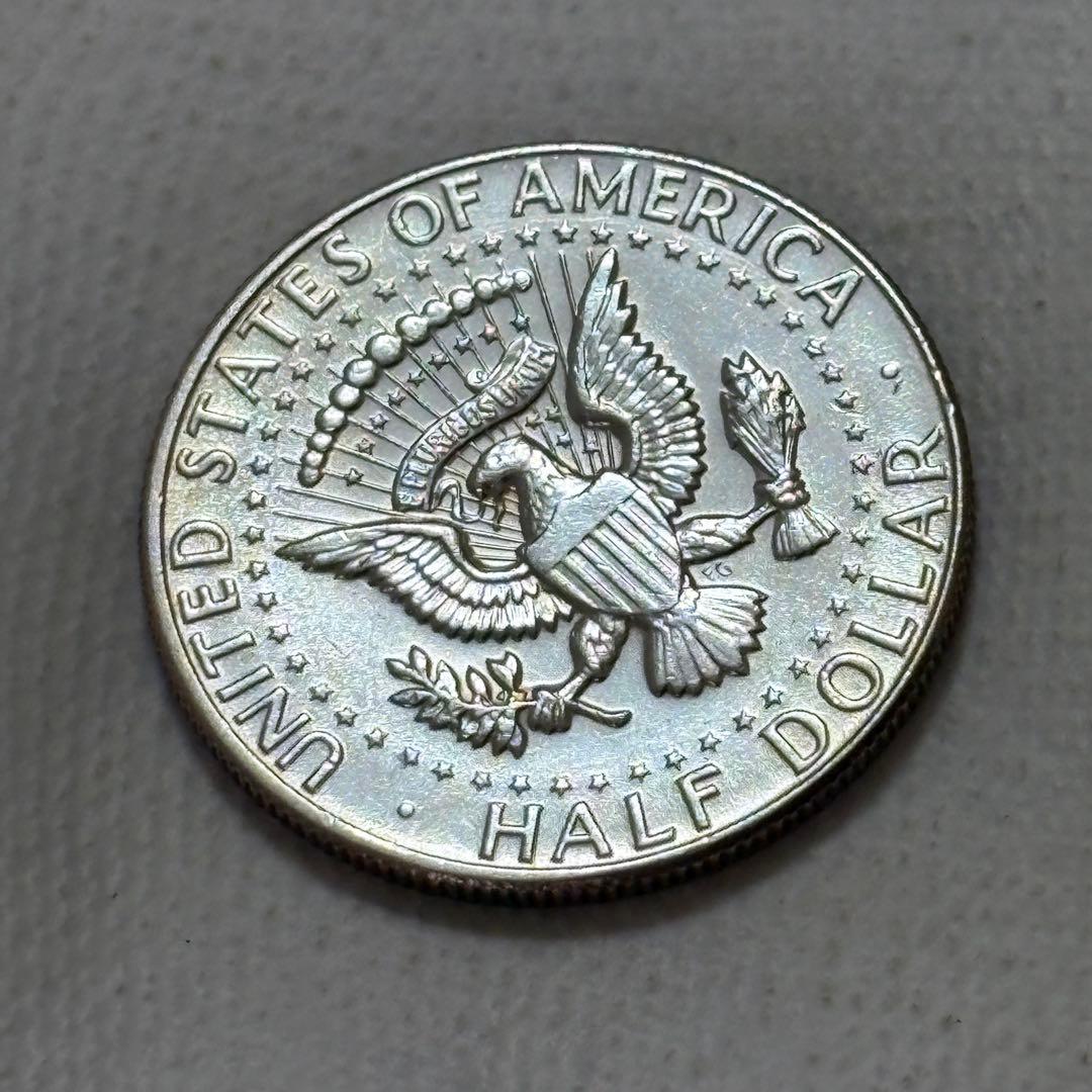 アメリカ　1967年 ケネディハーフ銀貨