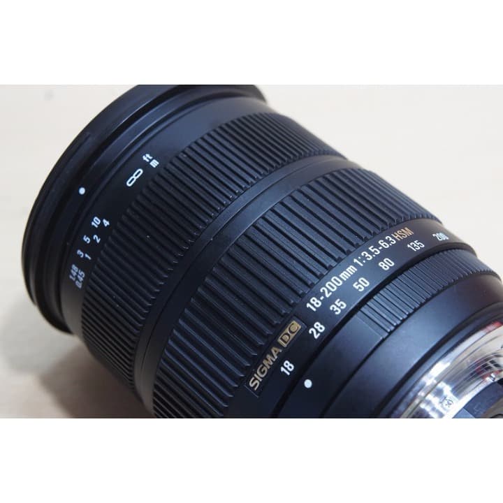 手振れ SIGMA 18-200mm F3.5-6.3 DC OS HSM