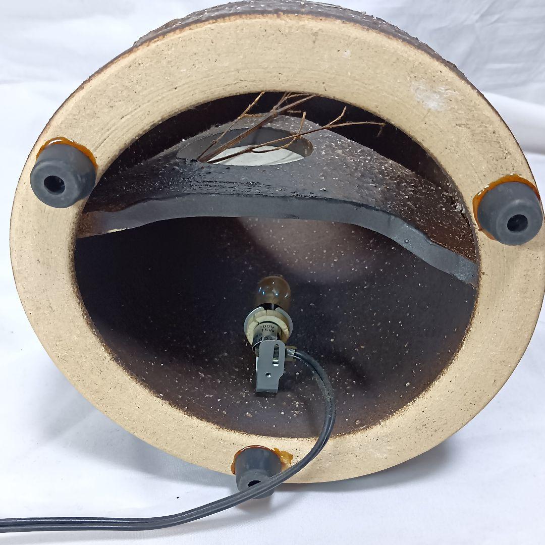 信楽焼 陶器ライト 陶灯り 和風照明 月夜 月見 幻想的