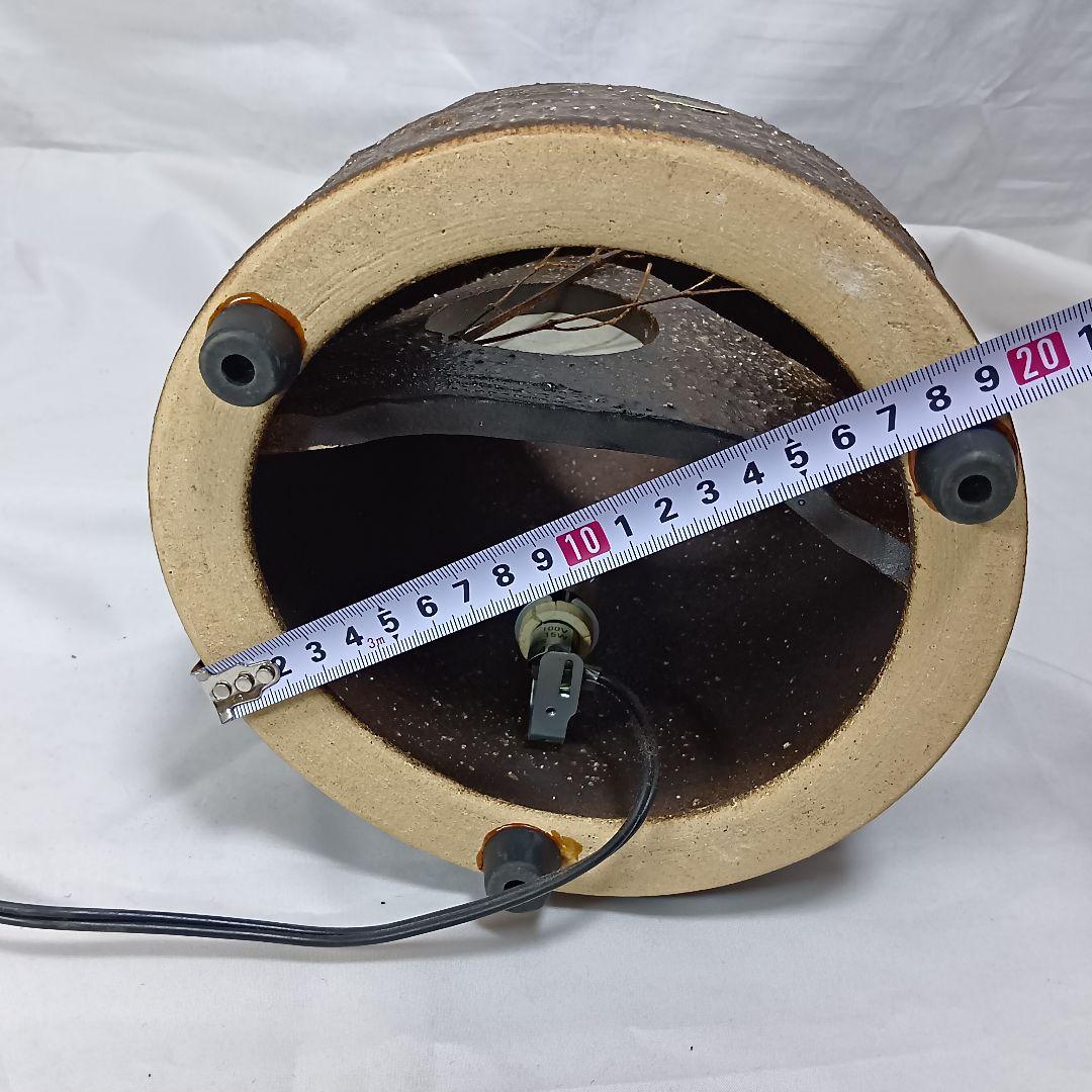 信楽焼 陶器ライト 陶灯り 和風照明 月夜 月見 幻想的