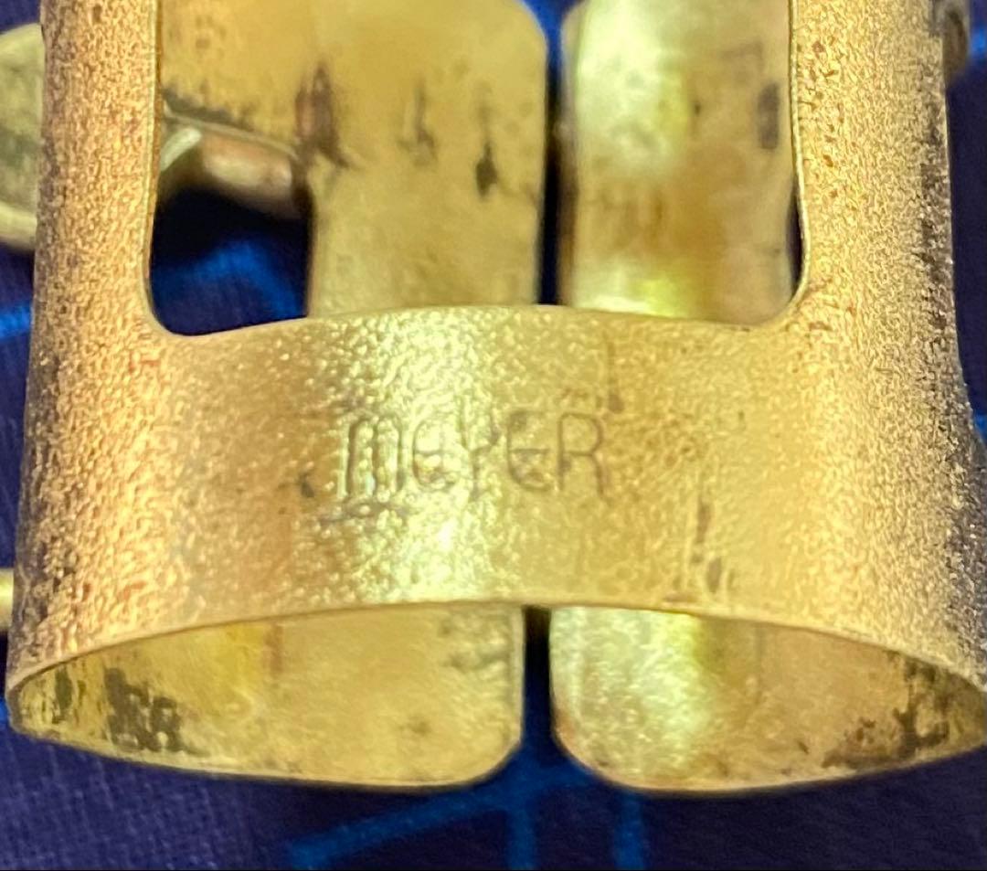 MEYER ヴィンテージ・リガチャー 刻印　アルトサックス用