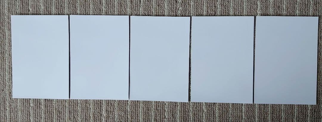 宇ノ姫島ショップ 開催記念　チームC 会場限定購入特典 ブロマイド　5種セット