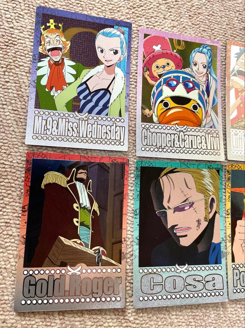 ワンピースコレクションカード6枚　2002年希少