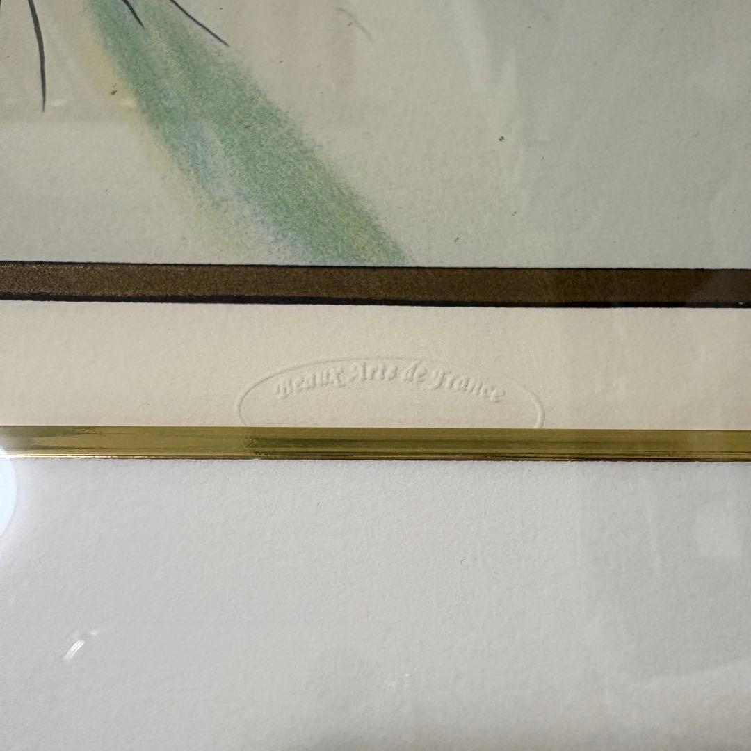 【大型作品】アルフォンス ミュシャ リトグラフ 真作 2点 桜草 羽根