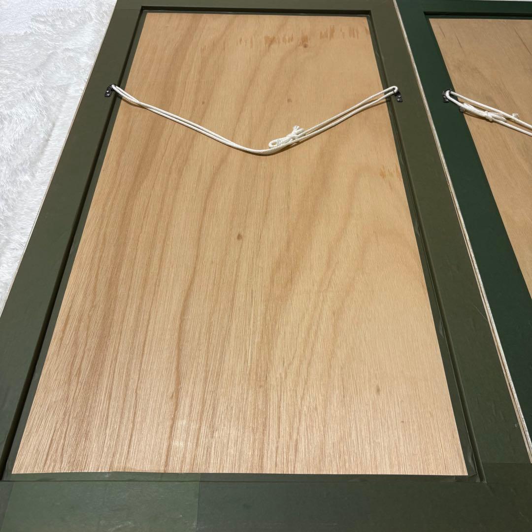 【大型作品】アルフォンス ミュシャ リトグラフ 真作 2点 桜草 羽根