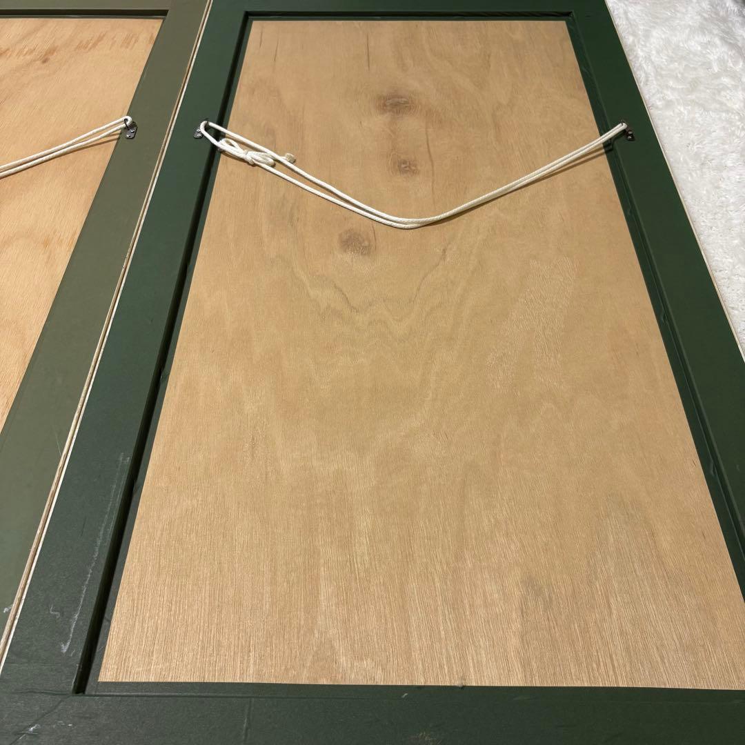 【大型作品】アルフォンス ミュシャ リトグラフ 真作 2点 桜草 羽根