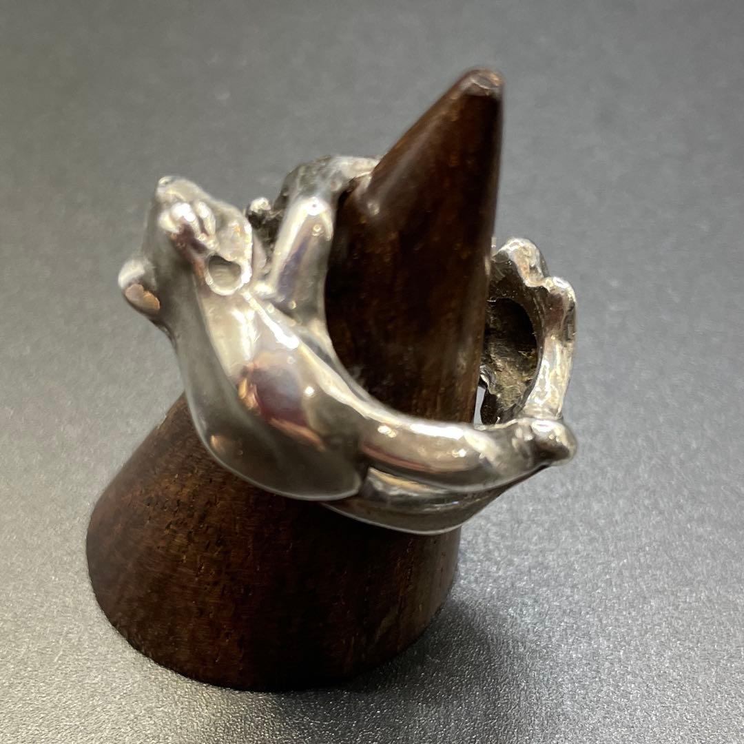 カエル　シルバー925リング silver