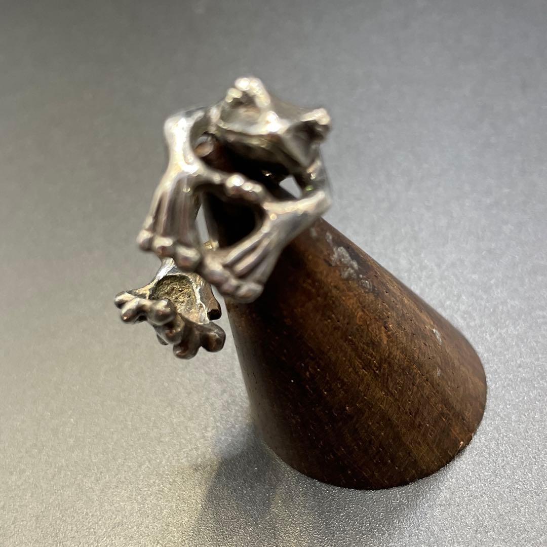 カエル　シルバー925リング silver