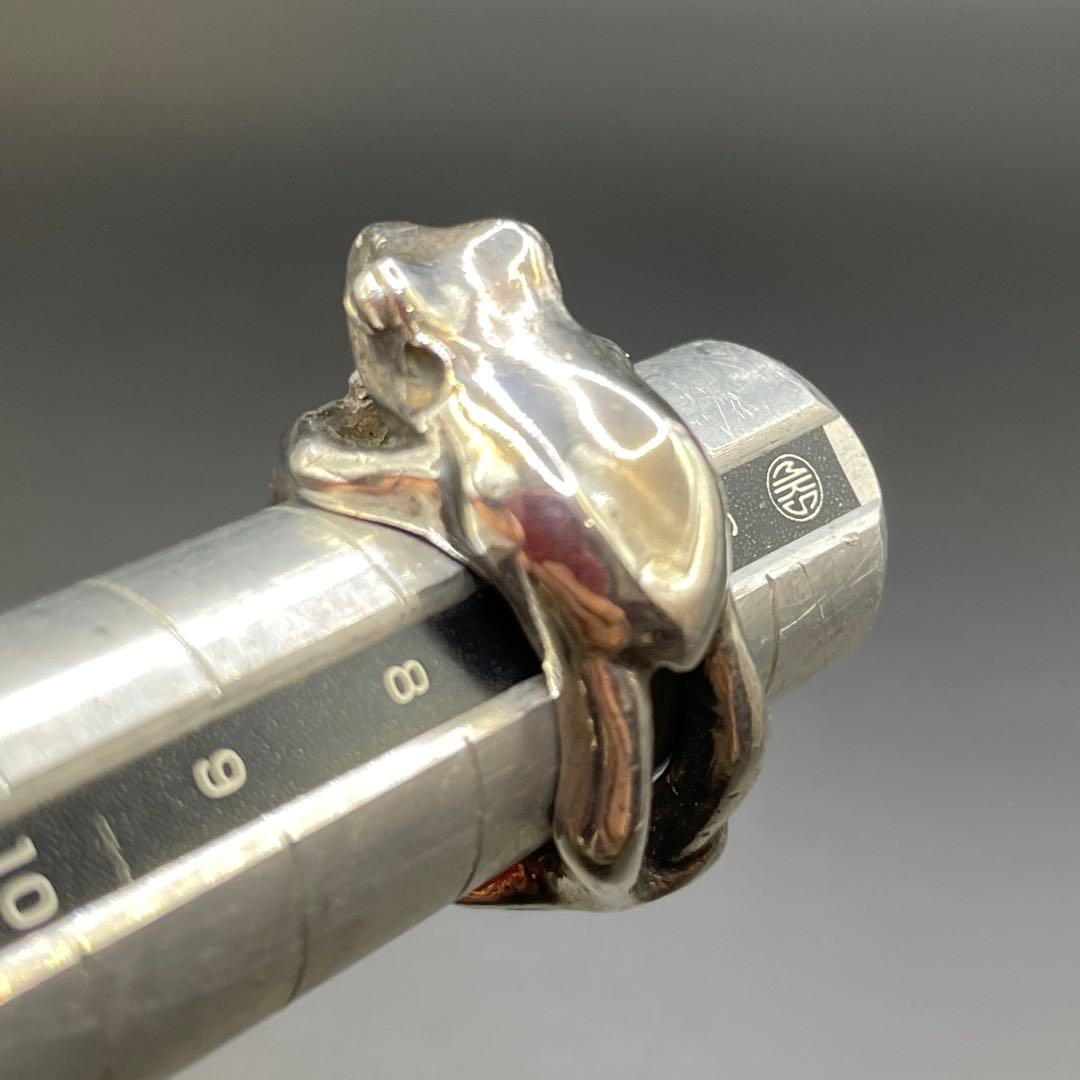 カエル　シルバー925リング silver