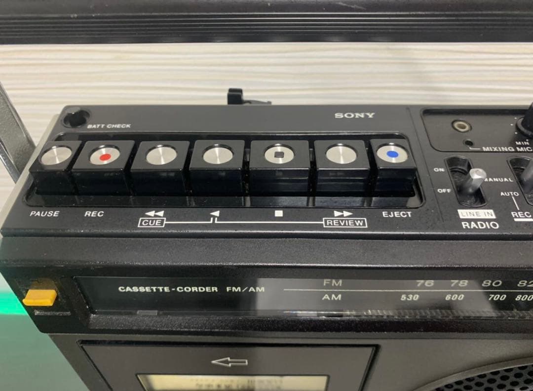 【動作品】SONY ラジカセ CF-1980 昭和レトロ メンテナンス済み