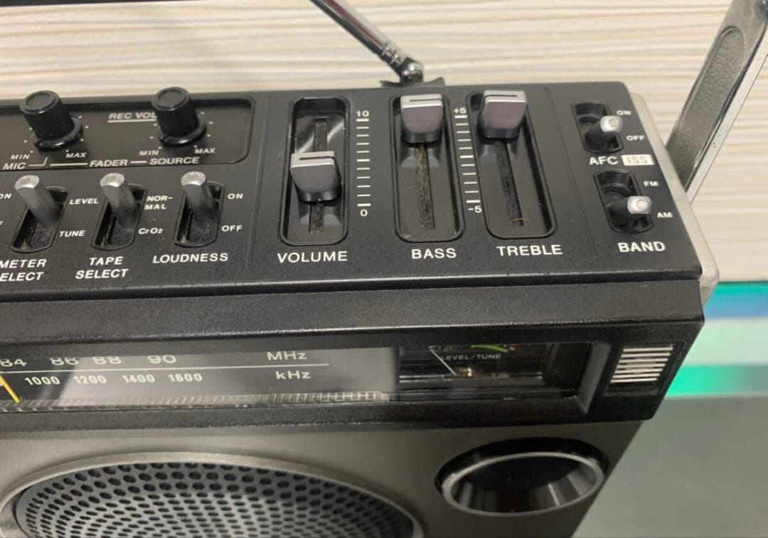 【動作品】SONY ラジカセ CF-1980 昭和レトロ メンテナンス済み