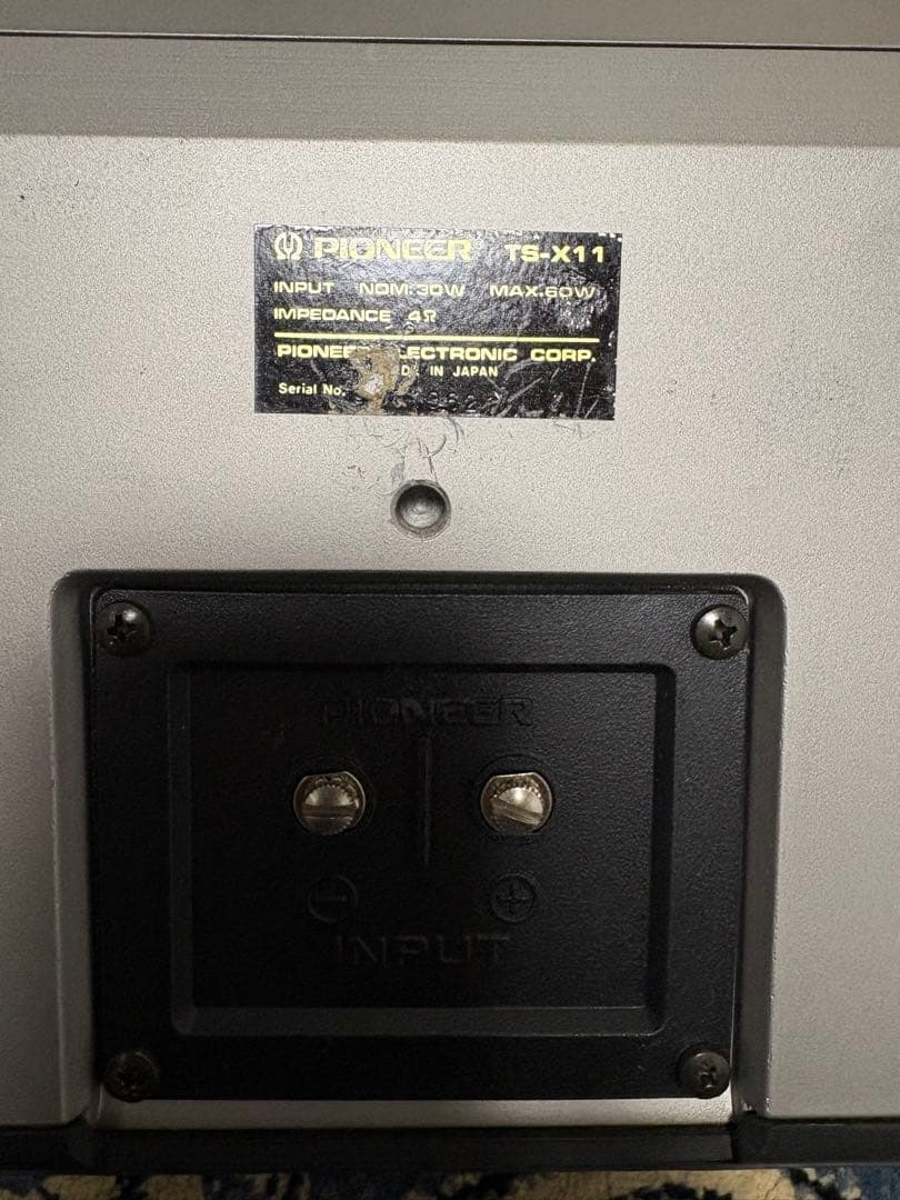 【音出しOK】PIONEER TS-X11スピーカー