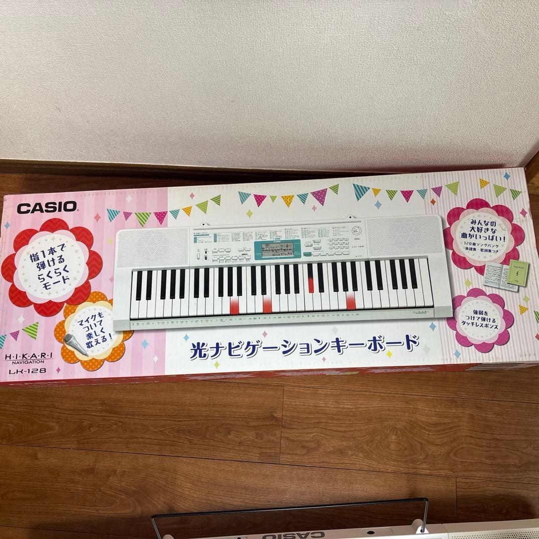 CASIO 電子キーボード LK-128 光ナビゲーション