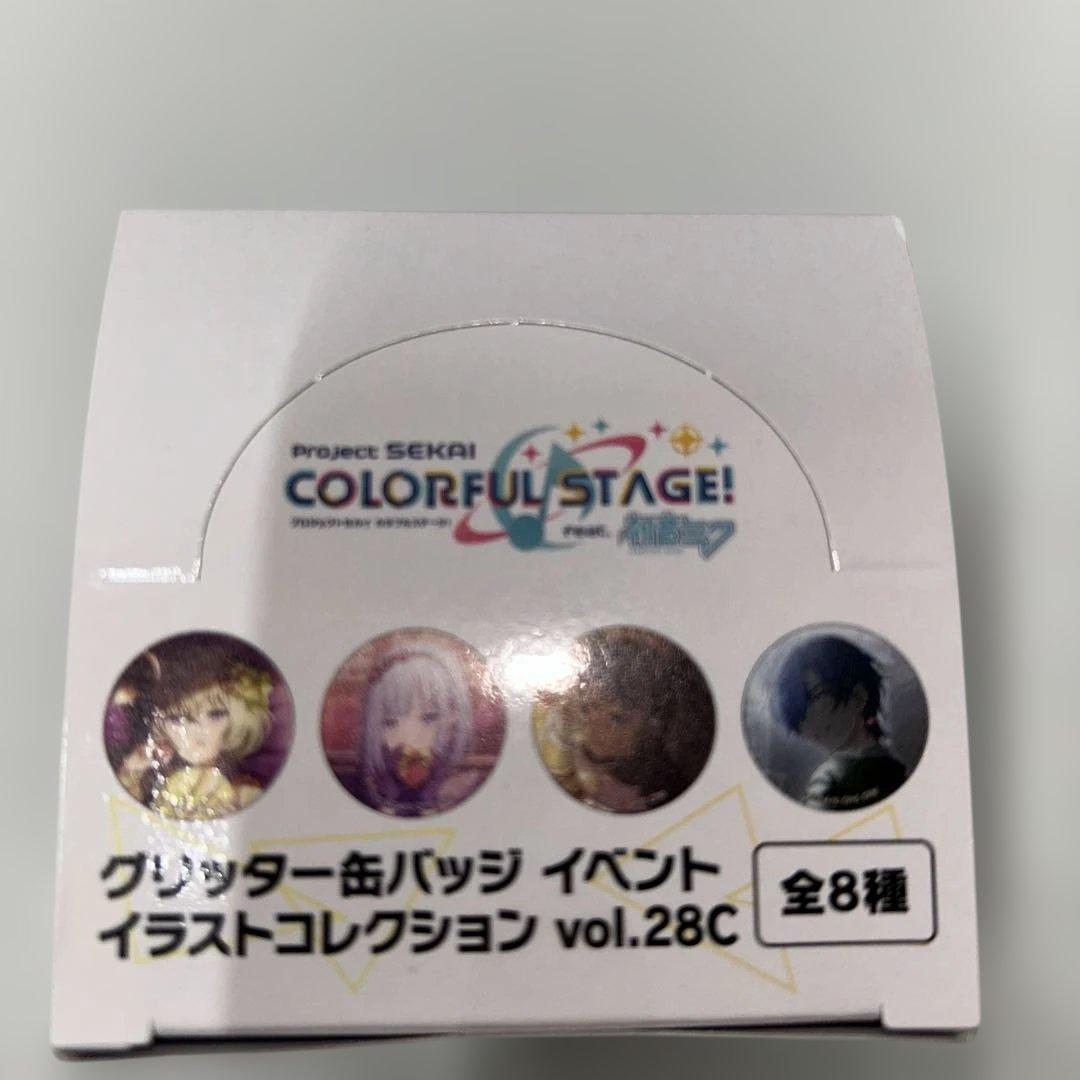 プロセカ　イベントイラストコレクション　グリッター缶バッジ13箱