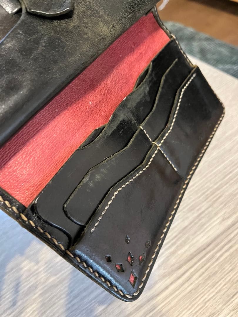 THE FLAT HEAD長財布 フラットヘッド　シルバーコンチョ付き