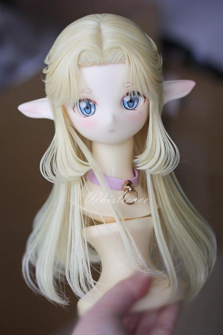 AX669 BJD 1/3 人形 ドール ウィッグ カツラ 耐熱 ハンドメイド
