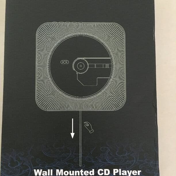 CDプレーヤー 壁掛け式 音楽システム USB読み取れ スピーカー内蔵