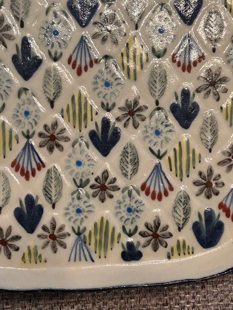 つちやまり　角皿