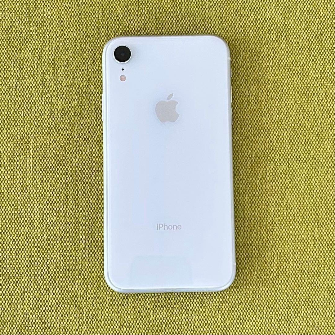 【美品 】iPhone XR 64GB SIMフリー 動作確認済　箱イヤホン付き