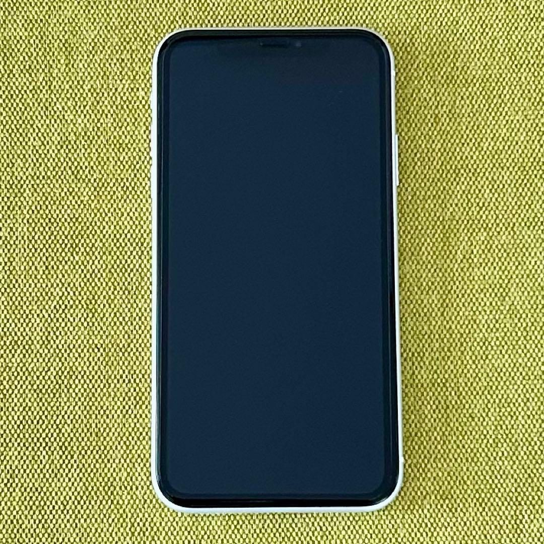 【美品 】iPhone XR 64GB SIMフリー 動作確認済　箱イヤホン付き