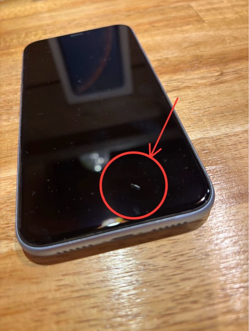【ジャンク】iPhone XR 128GB ブルー 電源OK／画面タッチ不良