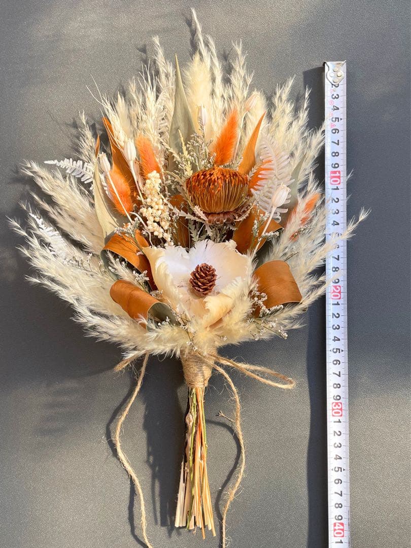 Moe様　秋色ボタニカルブーケ　ブートニアセット