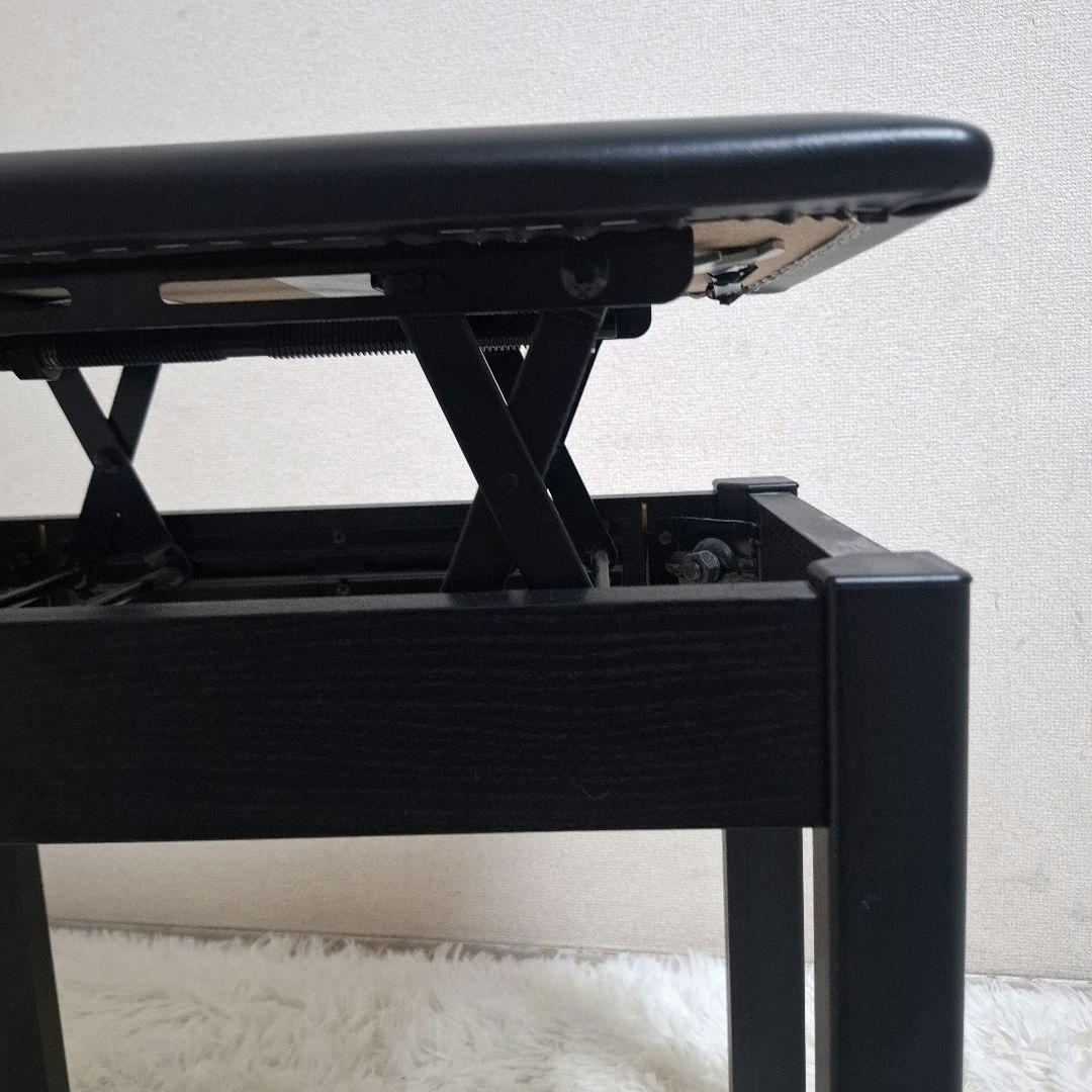 【極美品】YAMAHA 電子ピアノ用 高低自在椅子 ブラック BC-205BK