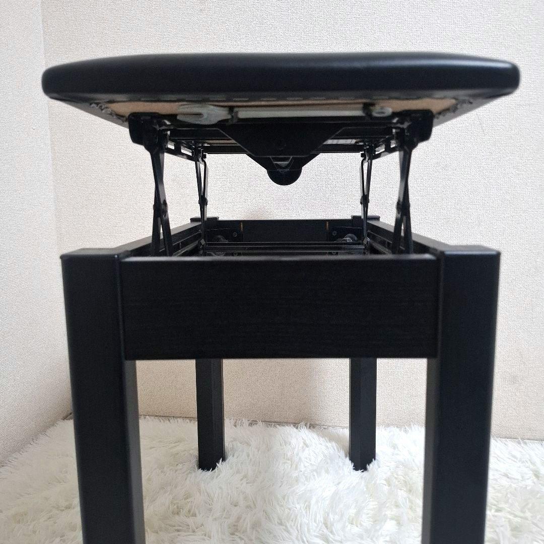 【極美品】YAMAHA 電子ピアノ用 高低自在椅子 ブラック BC-205BK