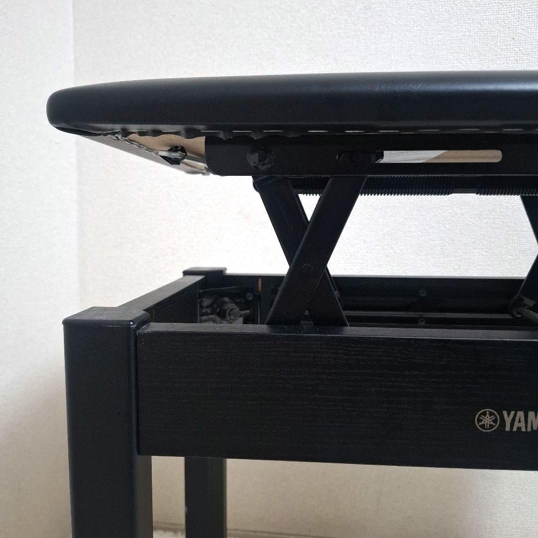 【極美品】YAMAHA 電子ピアノ用 高低自在椅子 ブラック BC-205BK