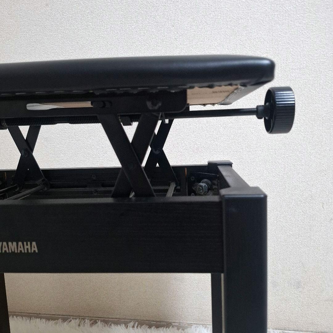 【極美品】YAMAHA 電子ピアノ用 高低自在椅子 ブラック BC-205BK