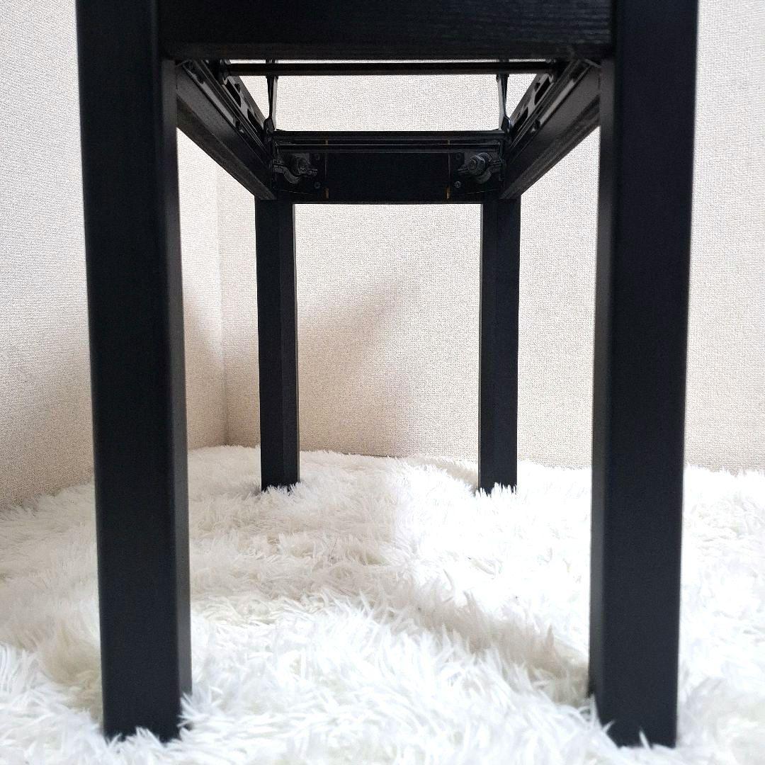 【極美品】YAMAHA 電子ピアノ用 高低自在椅子 ブラック BC-205BK