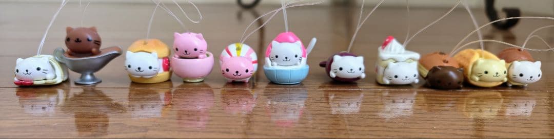 平成レトロ！にゃんこ茶屋 にゃんこカフェ 等　マスコット 31点まとめ売り