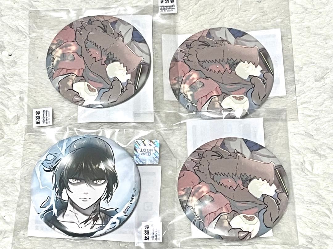 神之塔　まるくじ　缶バッジ　アクリルスタンド