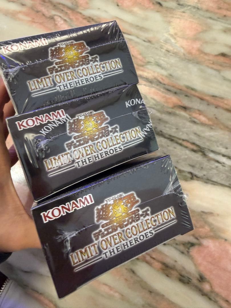 遊戯王　リミットオーバーコレクション　HERO 3box 新品未開封