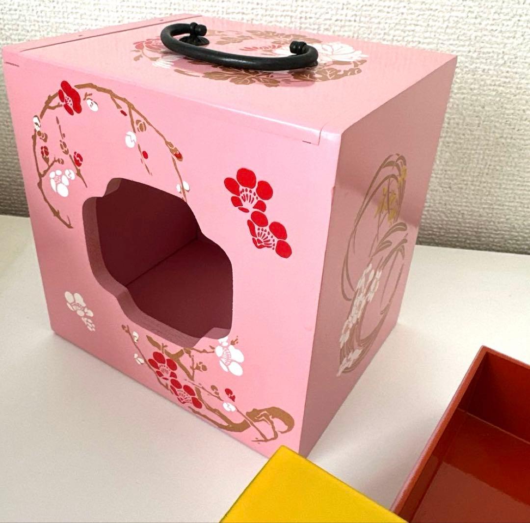 〇251014　遊山箱　お弁当箱　徳島　雛祭り