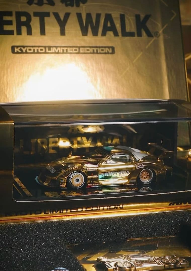 LIBERTY WALK リバティーウォーク ミニカー 京都 金色