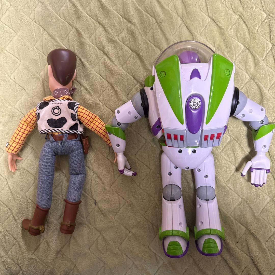 【動作確認済】トイストーリー ウッディ バズ セット 英語音声 Thinkway