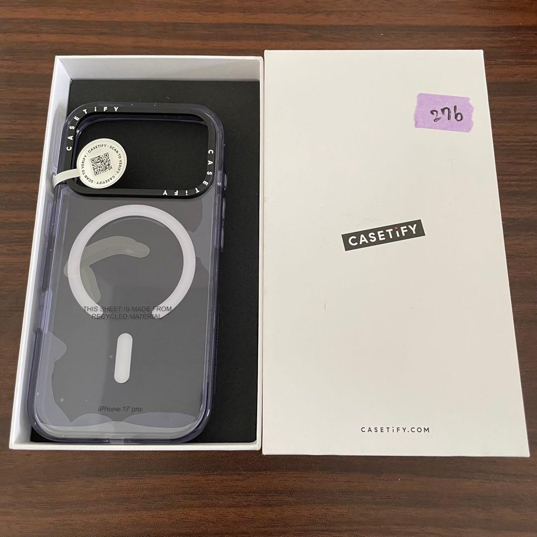 CASETiFY iPhone 17 Pro ケース マグセーフ ソフトブルー