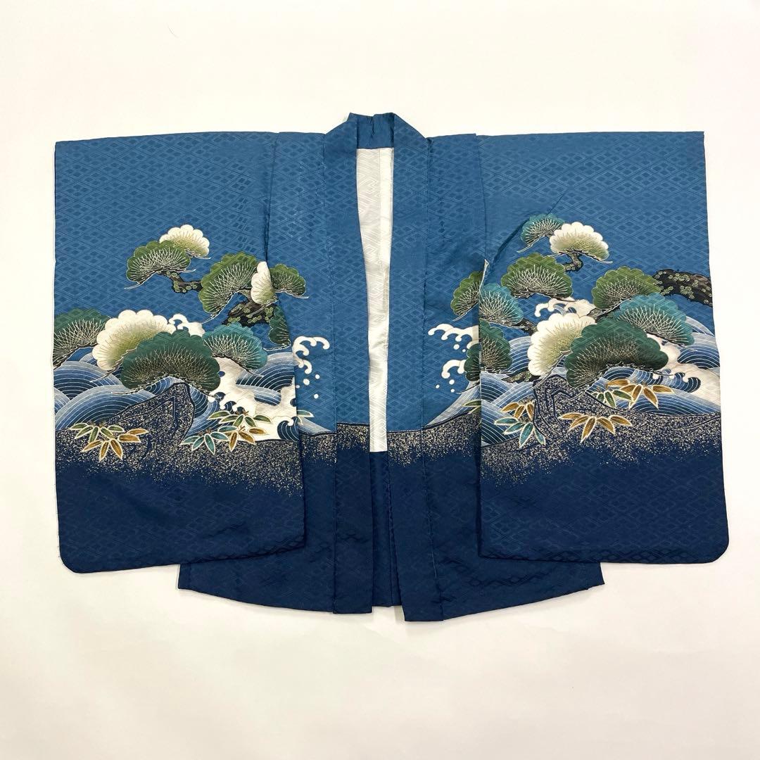 七五三 羽織セット 男の子 羽織 着物 長襦袢 半衿付き 5歳 No.139