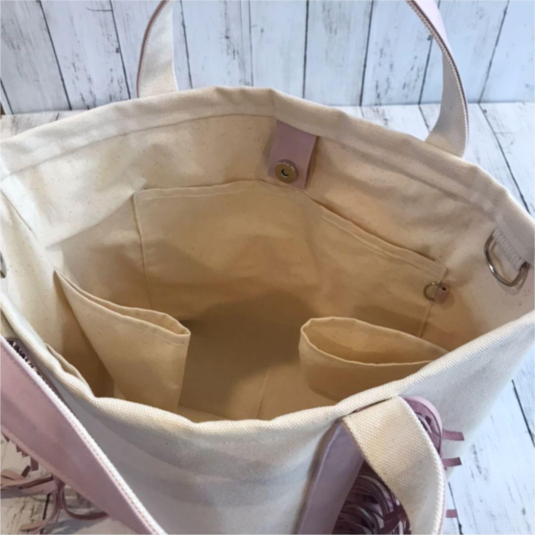 オーダー受付中´`*  トートバッグ フリンジトート ミニトート