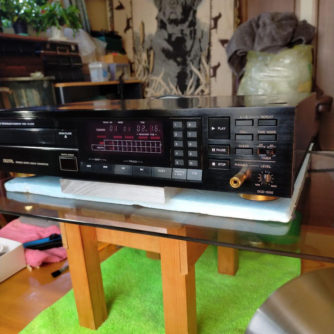 デノンCdプレーヤーdcd 1500分解清掃及び整備点検済み正常動作品歴代名機