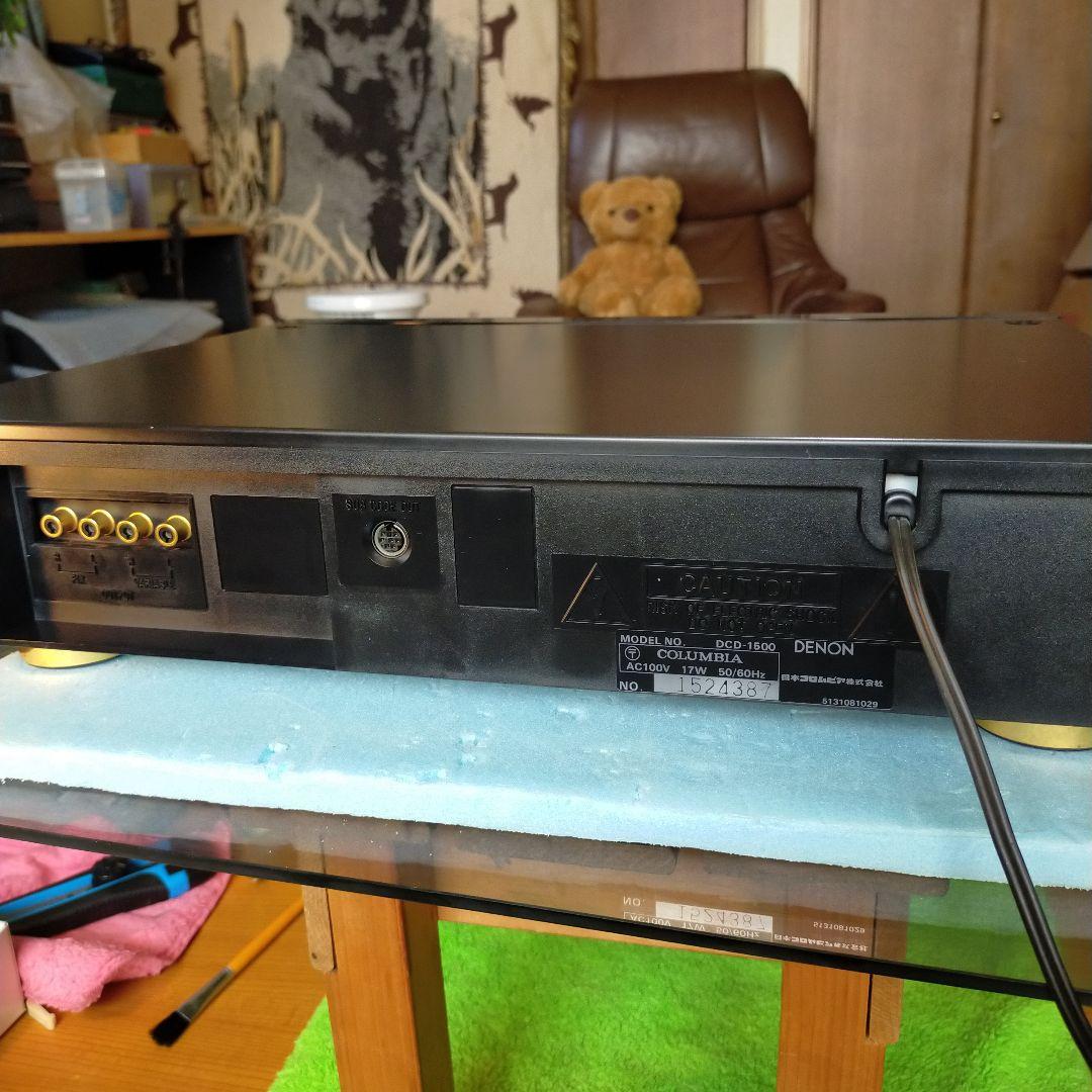 デノンCdプレーヤーdcd 1500分解清掃及び整備点検済み正常動作品歴代名機