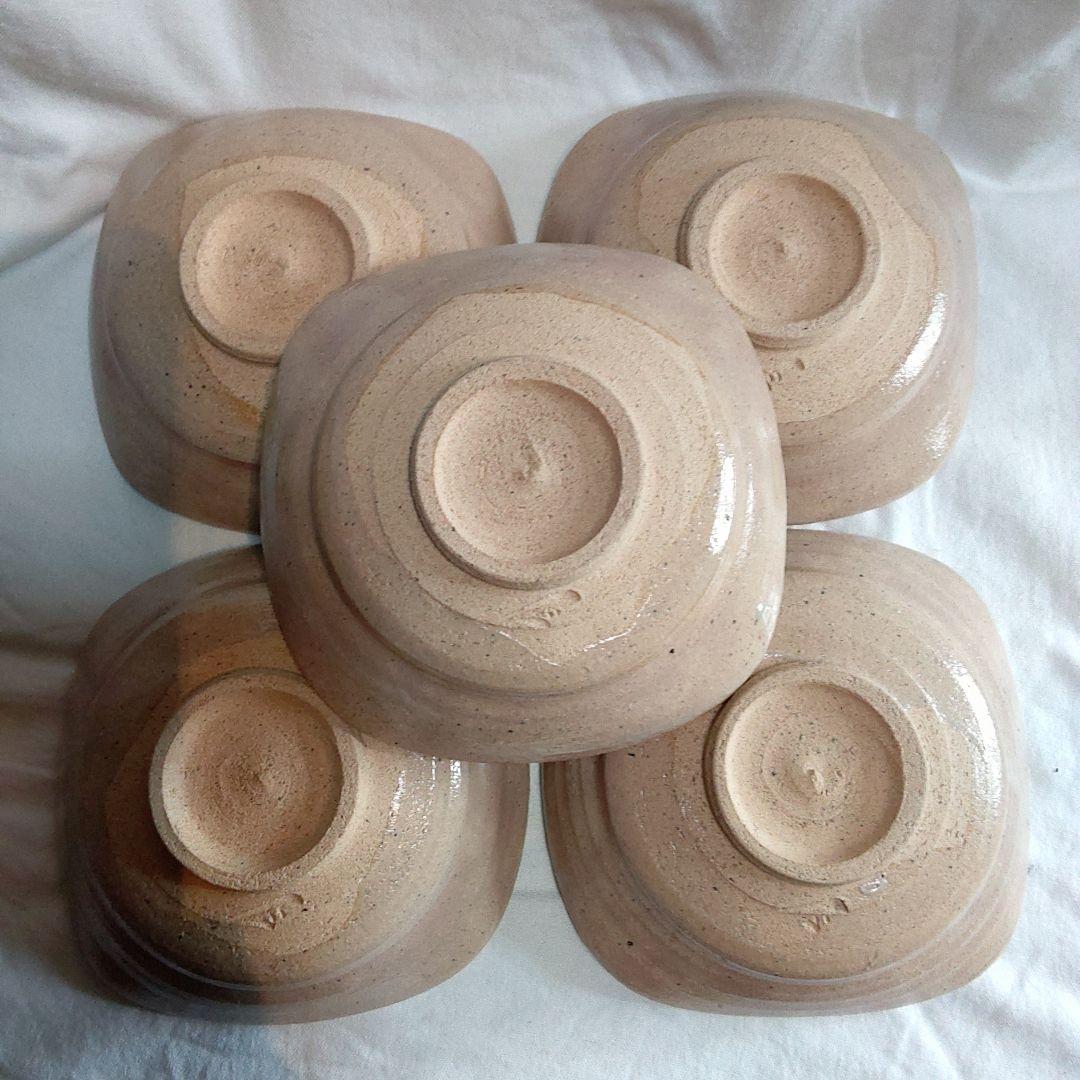 絵唐津中深皿　　5客