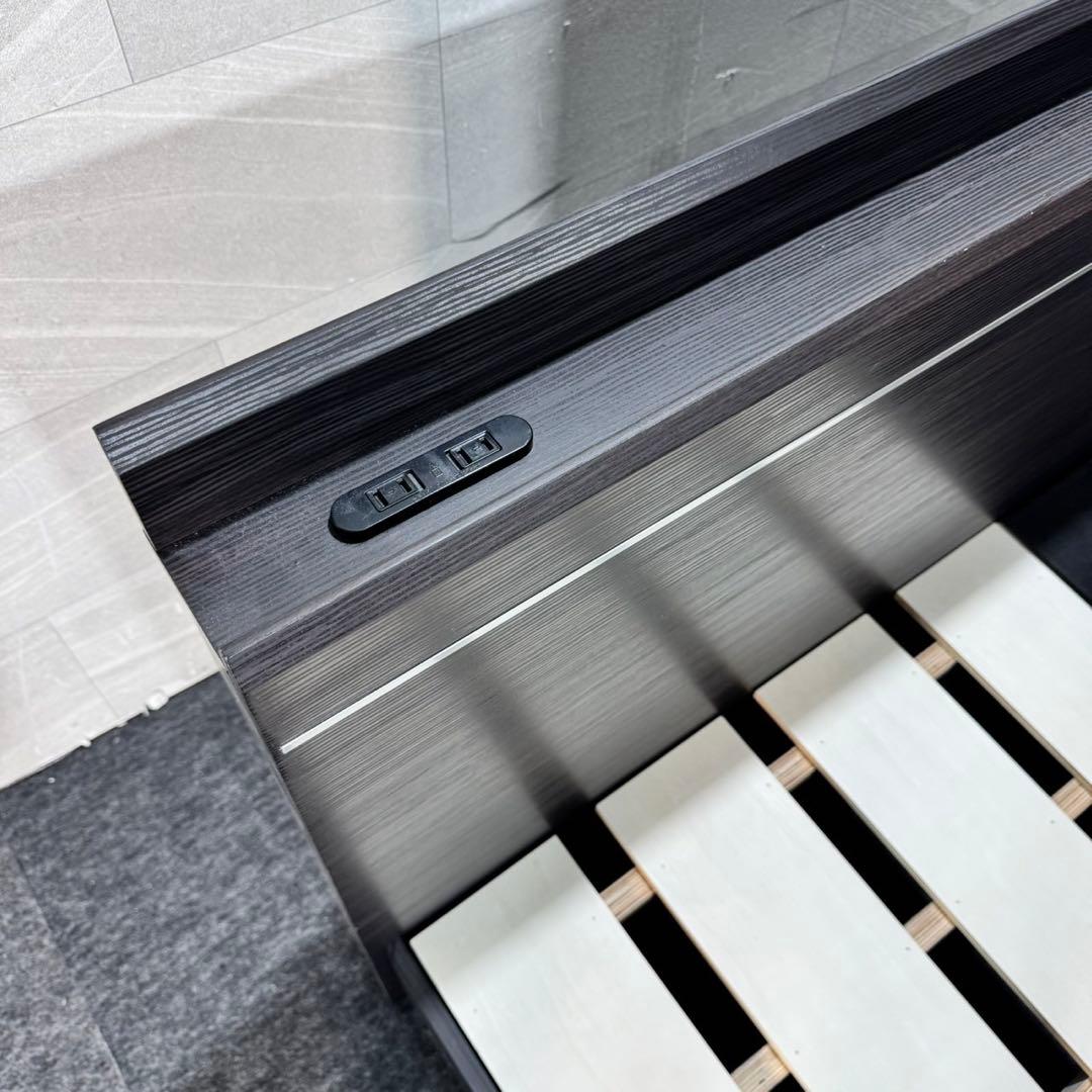 マナベインテリア ベッドフレーム セミダブルサイズ 格安 お買い得 d5409