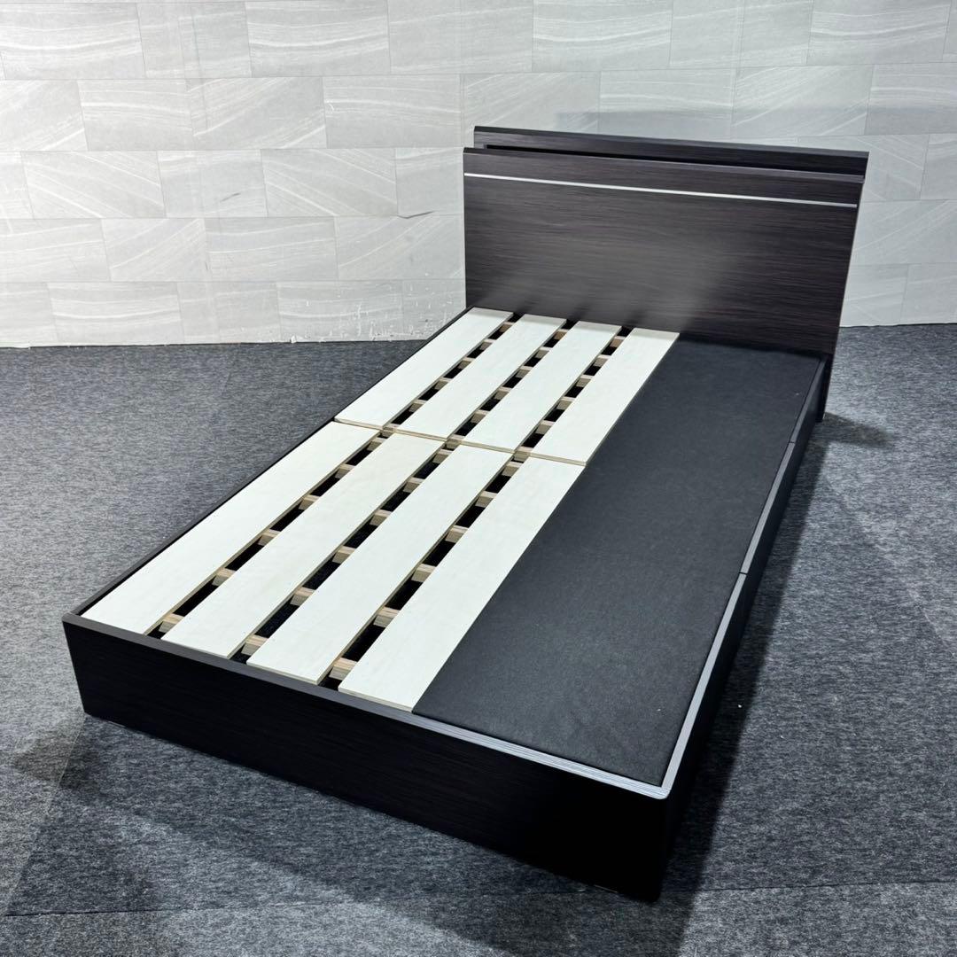 マナベインテリア ベッドフレーム セミダブルサイズ 格安 お買い得 d5409