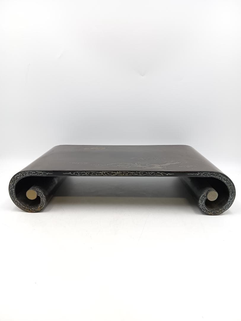 巻足花台 飾り台 香炉台 置台 盆栽台