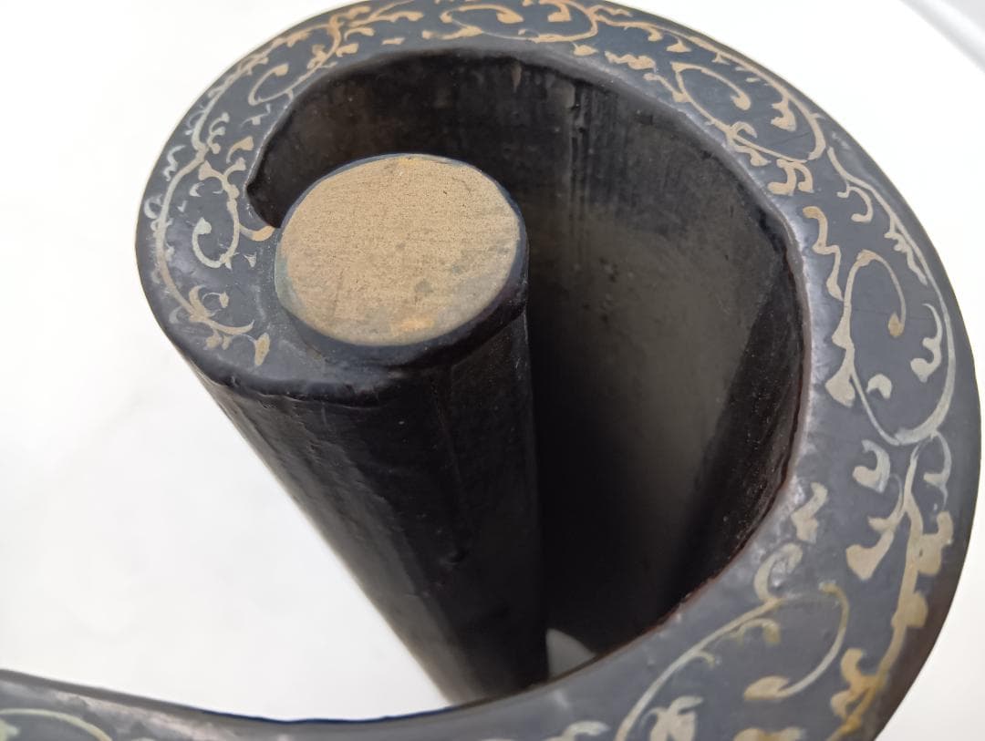 巻足花台 飾り台 香炉台 置台 盆栽台