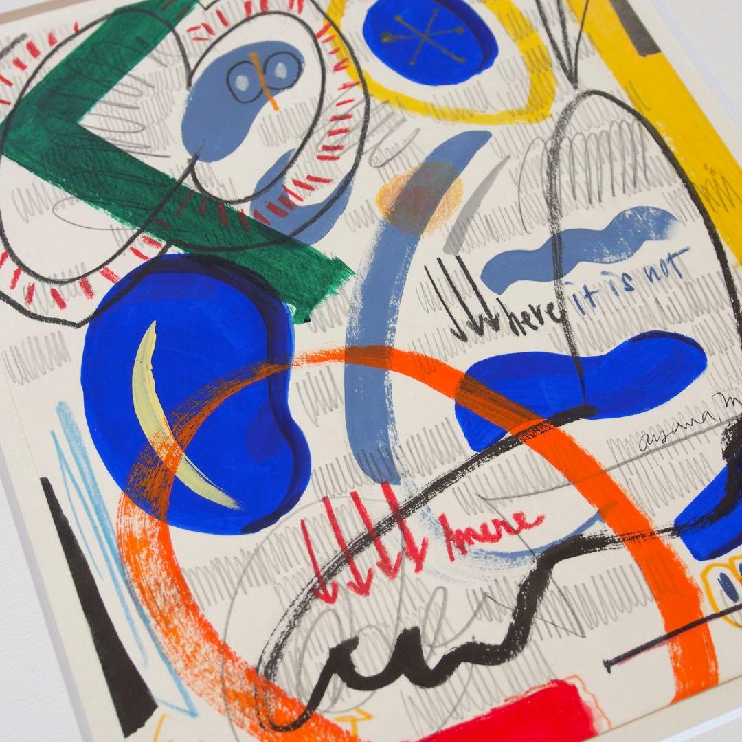 抽象画 モダンアート オリジナル 作品 デザイン インテリア ミロ ピカソ