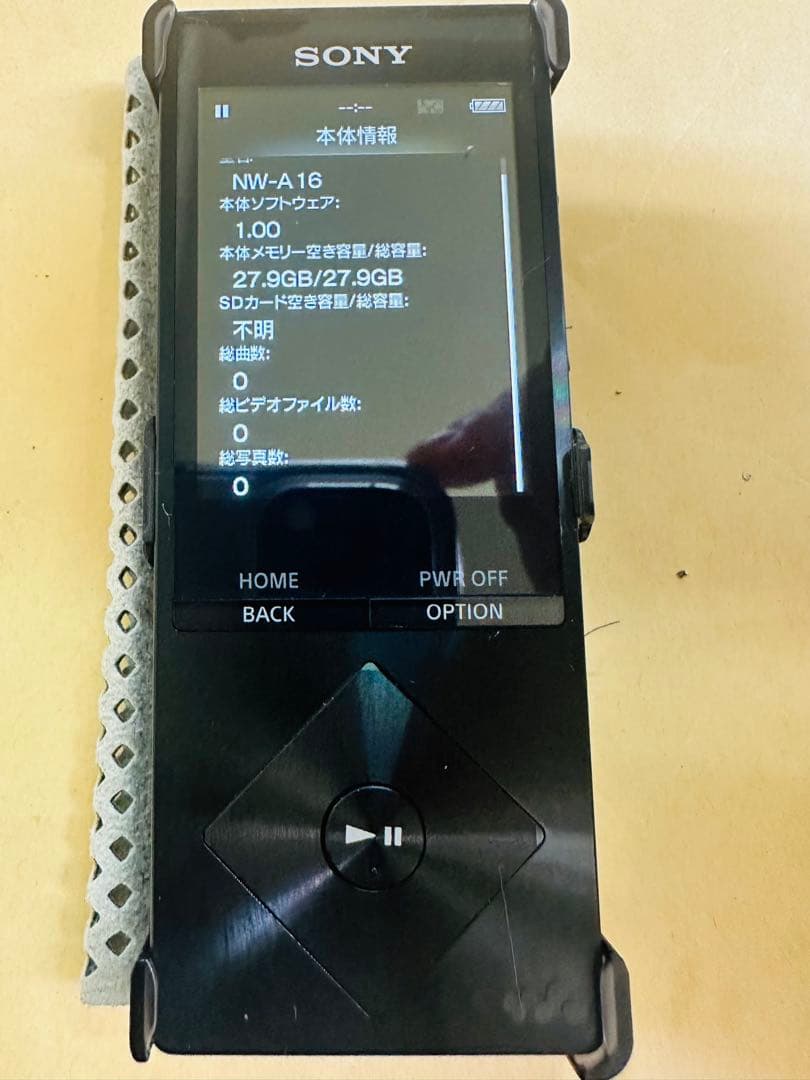 データ削除済、初期化済みSONY WALKMAN NW-A16